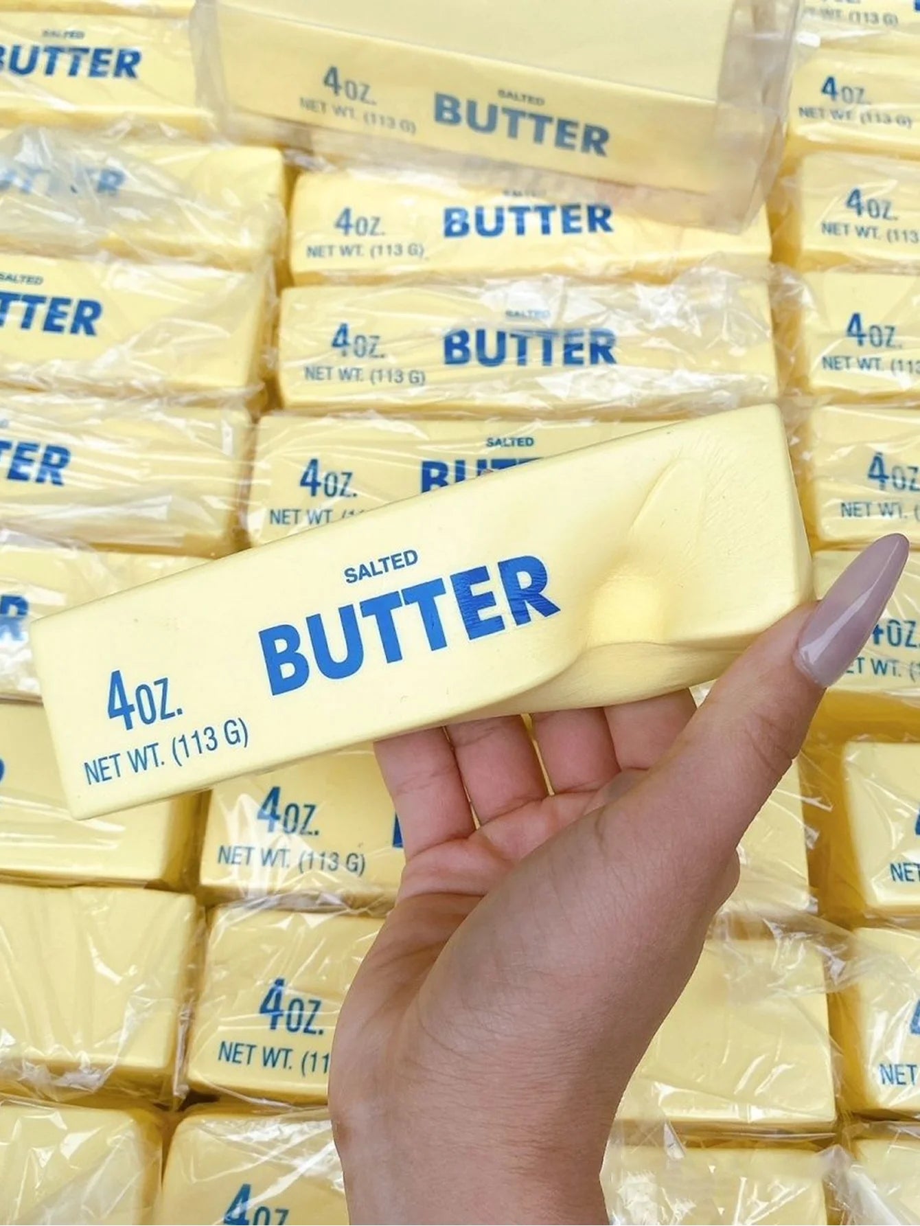 Butter Block Squishy Toy – Ultra-Soft Slow Rising Stress Relief Fidget Toy (1/2/3 Piece Set)