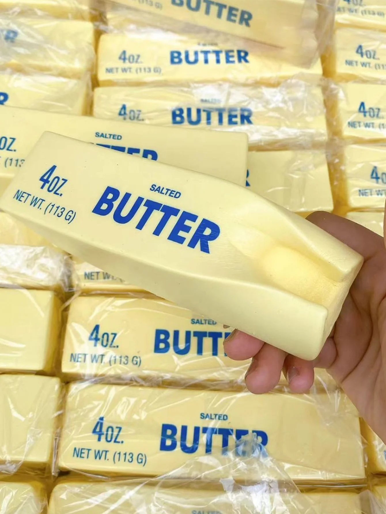 Butter Block Squishy Toy – Ultra-Soft Slow Rising Stress Relief Fidget Toy (1/2/3 Piece Set)
