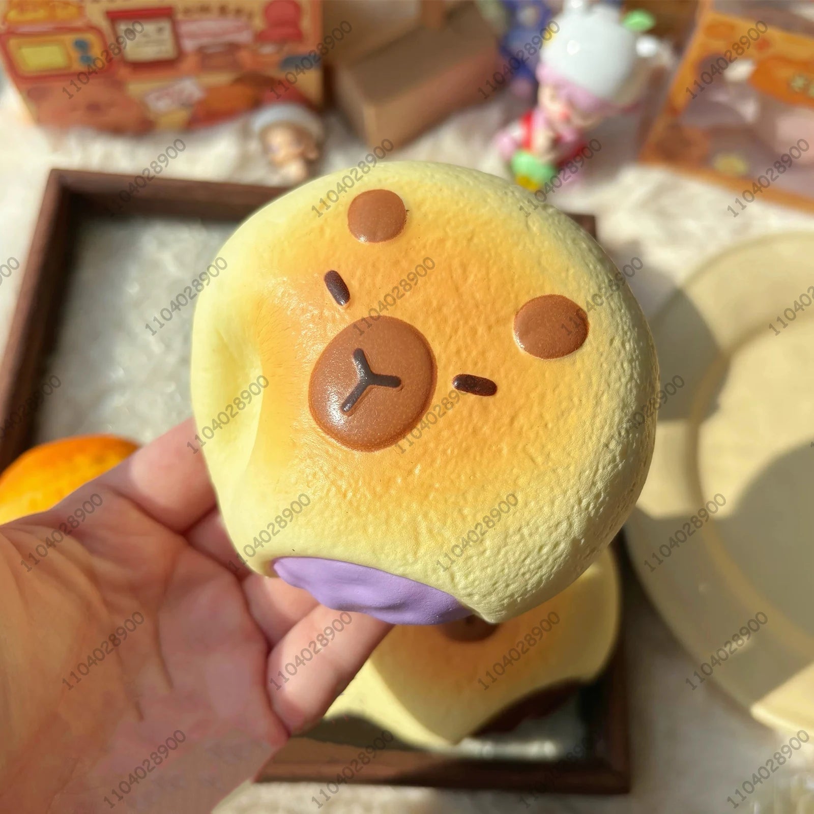 Capybara Bakery Slow Rising Squishy Toy – Cute Bread & Pastry Stress Relief Toy