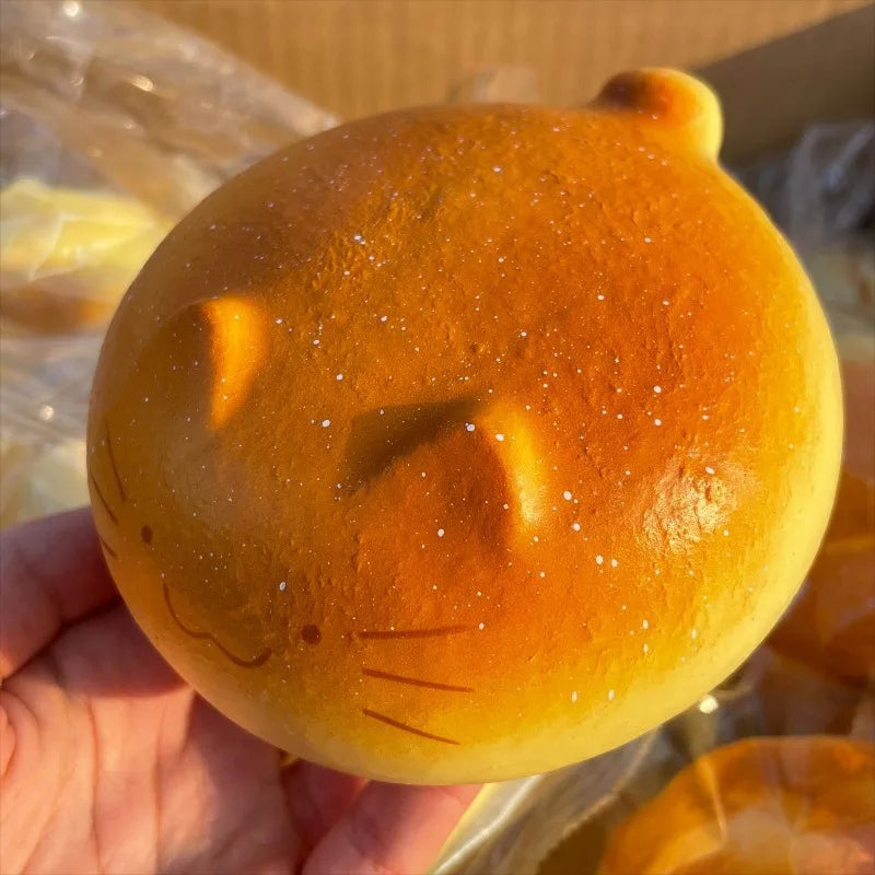 Cute Cat Bread Squishy Toy – Slow Rising Stress Relief Sensory Fidget Toy