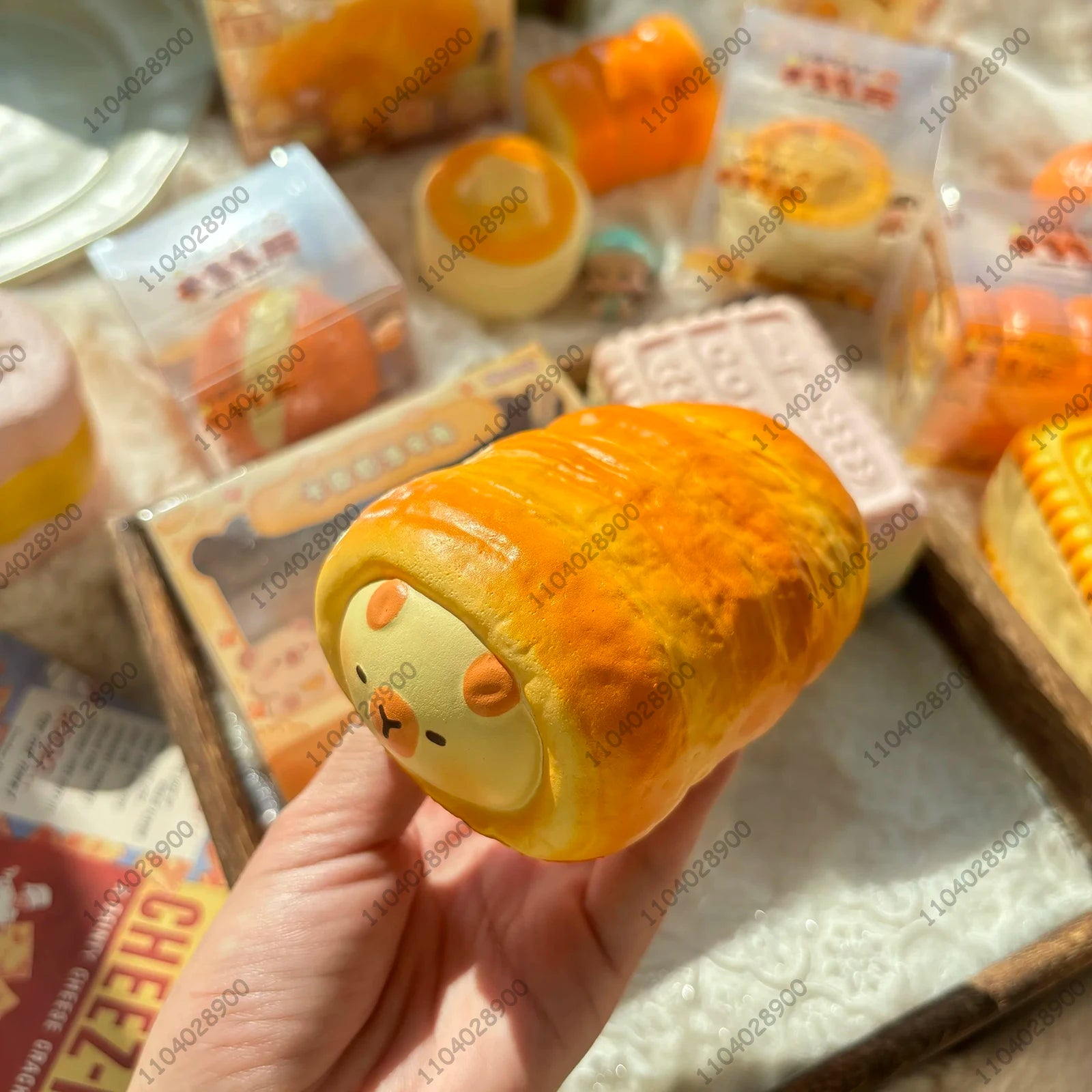 Capybara Bakery Slow Rising Squishy Toy – Cute Bread & Pastry Stress Relief Toy