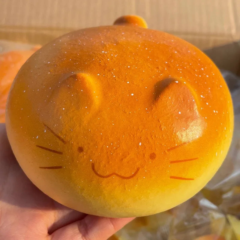 Cute Cat Bread Squishy Toy – Slow Rising Stress Relief Sensory Fidget Toy