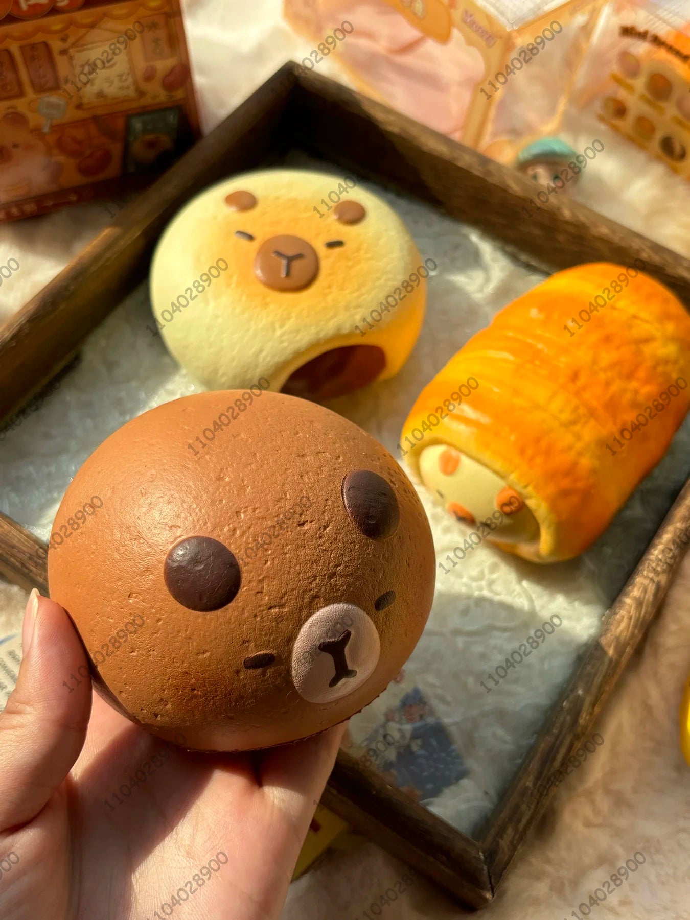 Capybara Bakery Slow Rising Squishy Toy – Cute Bread & Pastry Stress Relief Toy