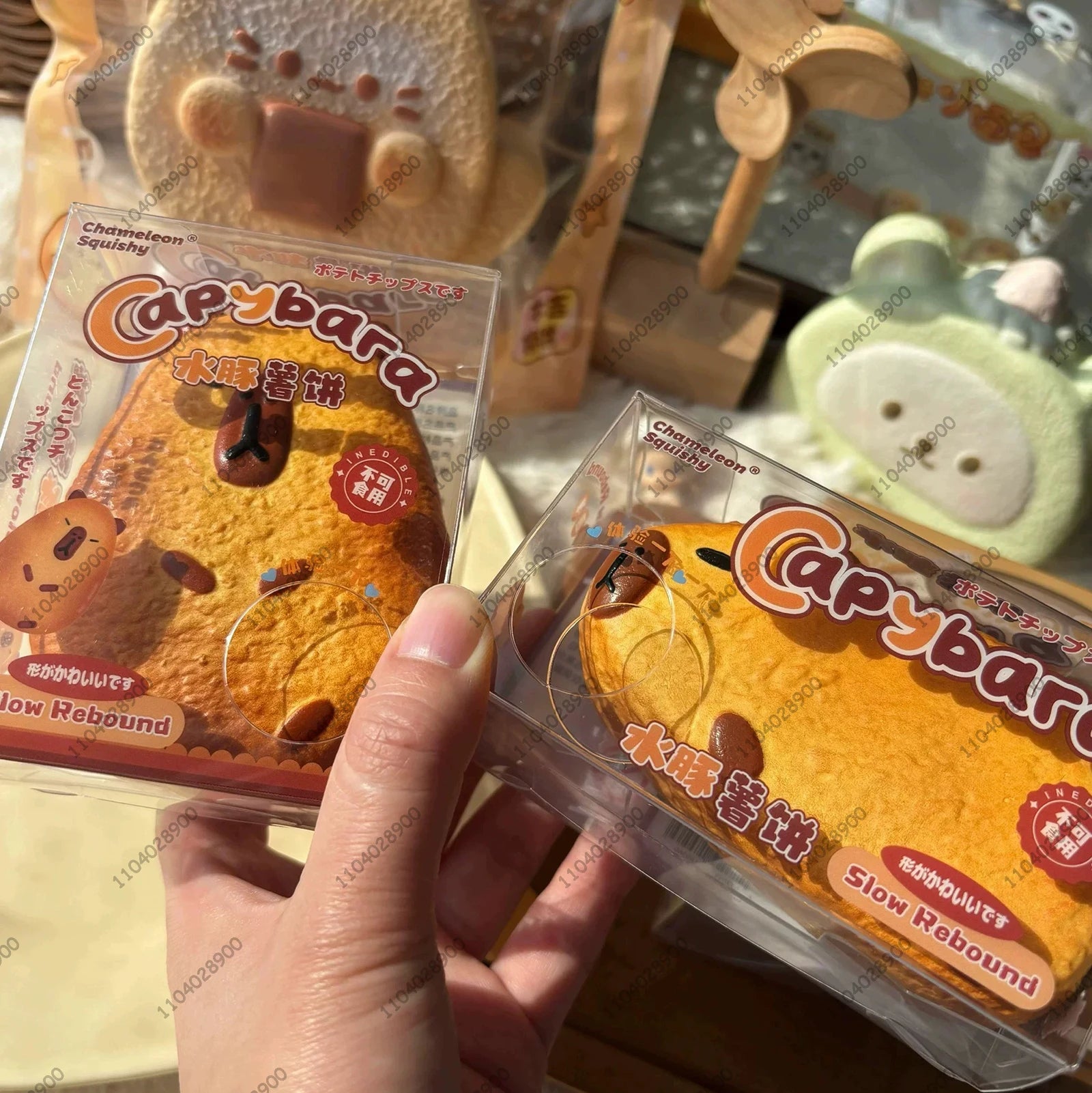 Capybara Bakery Slow Rising Squishy Toy – Cute Bread & Pastry Stress Relief Toy