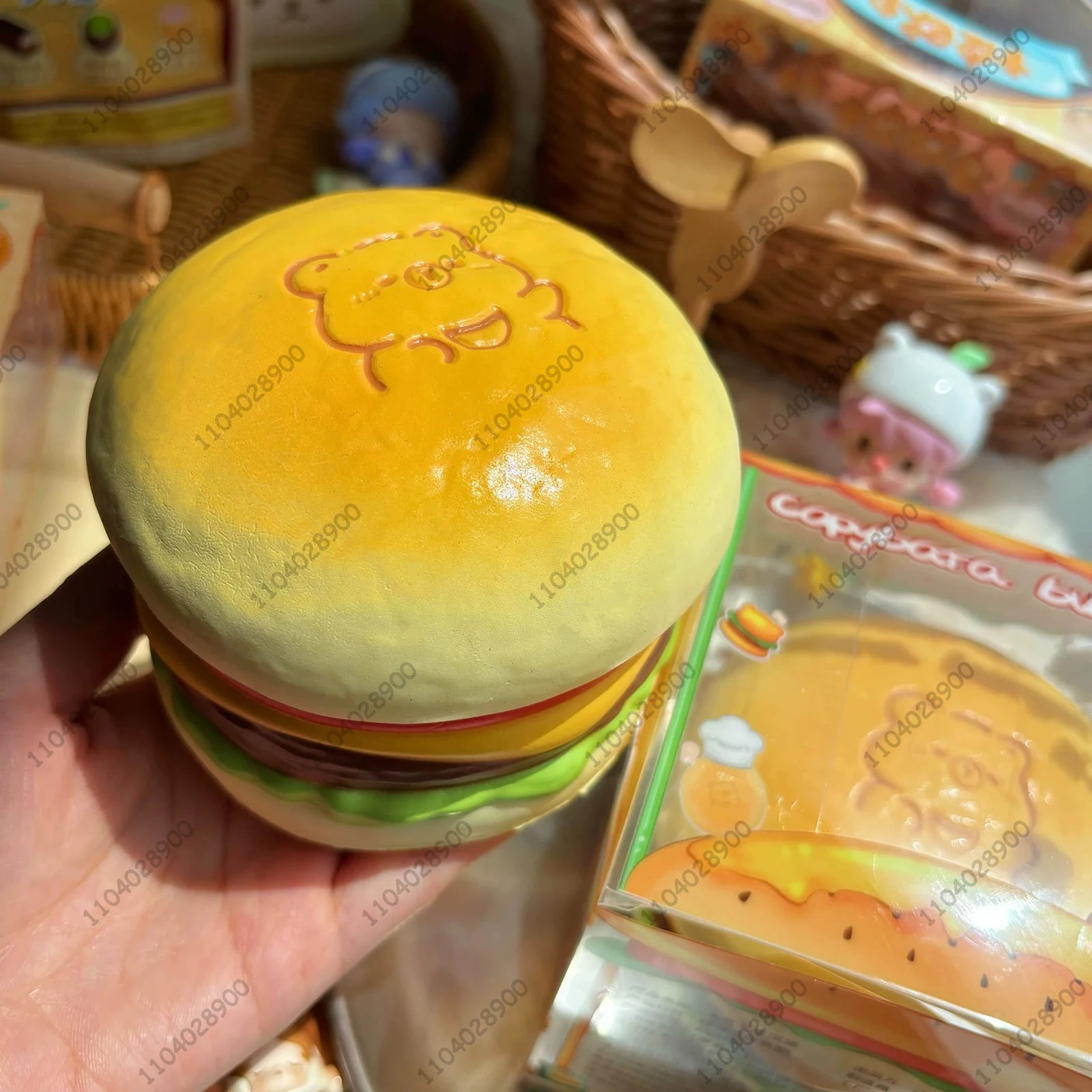 Capybara Bakery Slow Rising Squishy Toy – Cute Bread & Pastry Stress Relief Toy